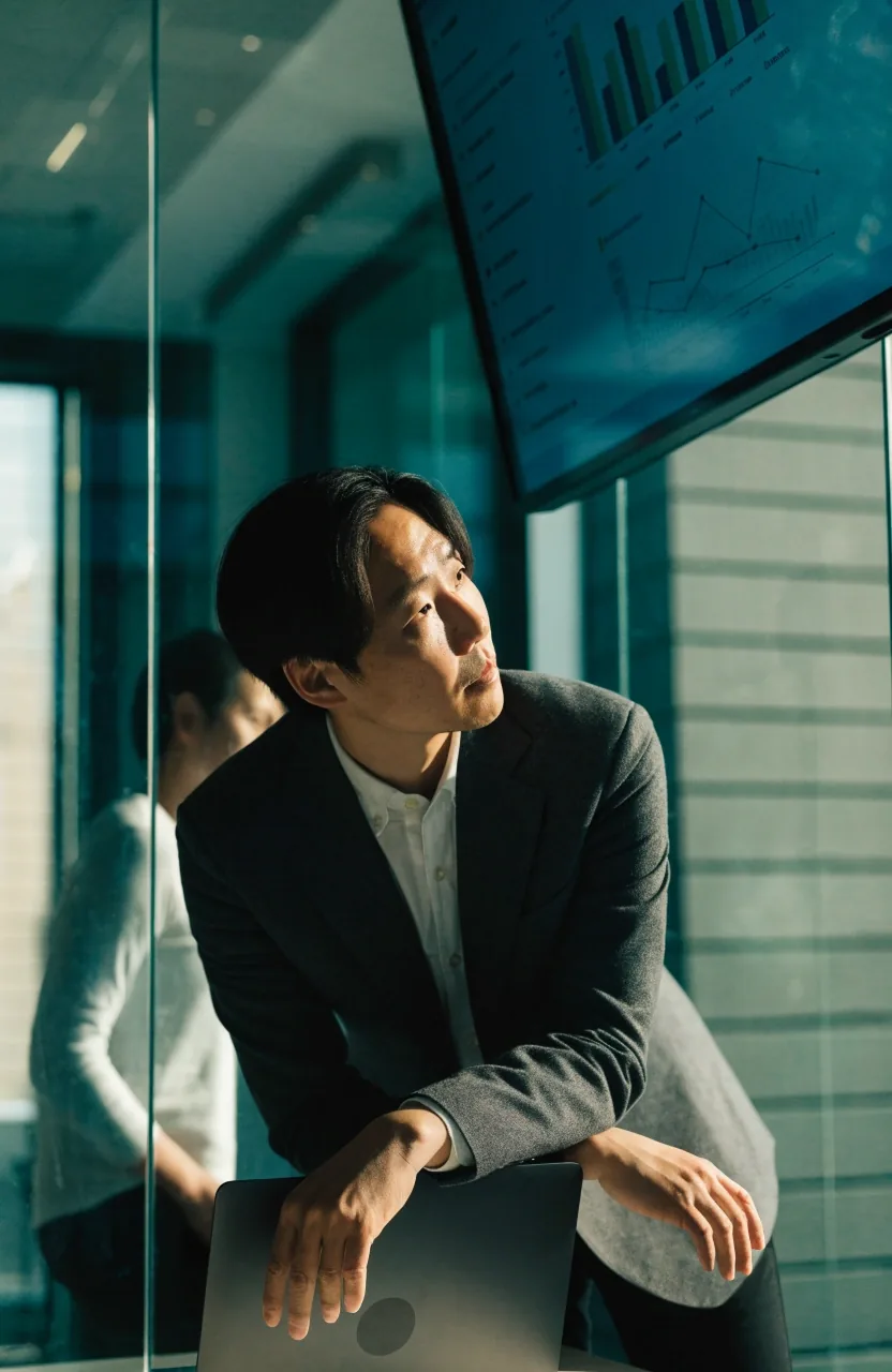 서울 사무실 회의실 테이블, 도입 검토 회의가 끝난 오후 풍경